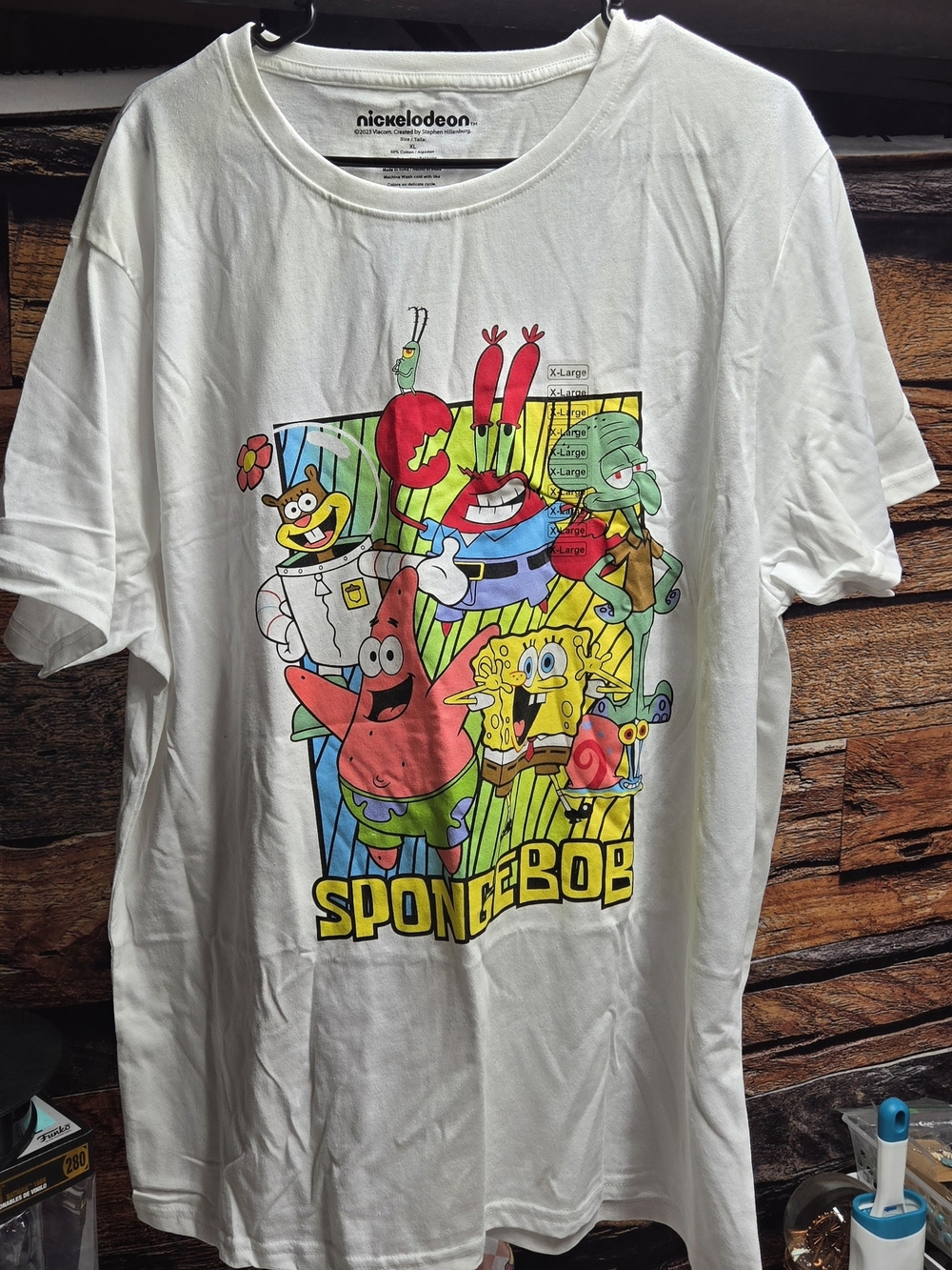 Nickelodeon SpongeBob Multicolor Graphic Tee - White
